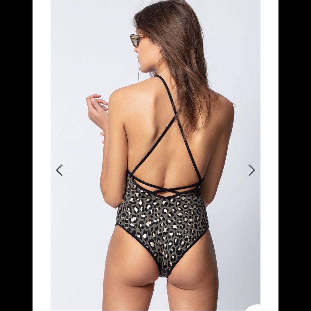 Zadig & Voltaire Wedge Swimsuit in Leopard